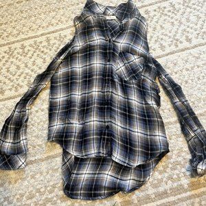 Cold Shoulder Flannel